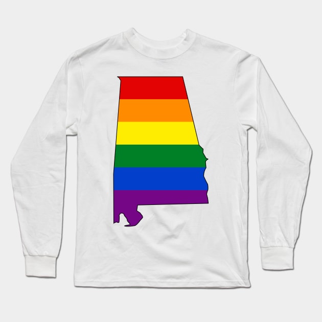 Alabama Pride! Long Sleeve T-Shirt by somekindofguru